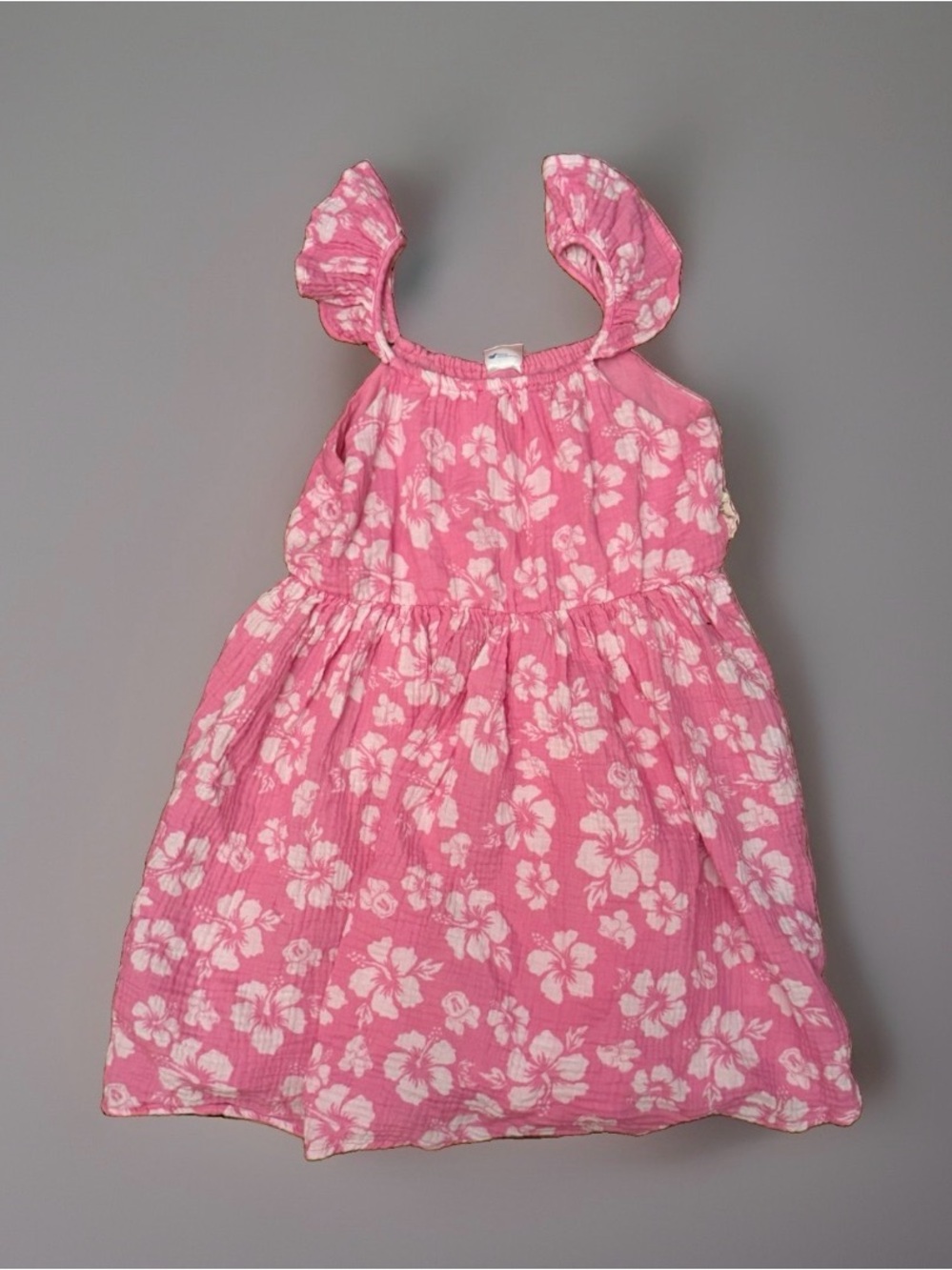 Disney Mickey & Friends Dress Girls Youth XL 14 Pink Minnie Sleeveless Gauze
